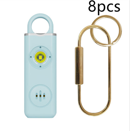 Personal Safety Alarm Keychain for Women – Loud Siren with SOS LED Light
