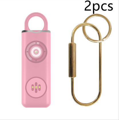 Personal Safety Alarm Keychain for Women – Loud Siren with SOS LED Light