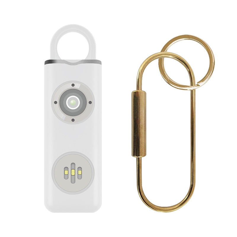 Personal Safety Alarm Keychain for Women – Loud Siren with SOS LED Light