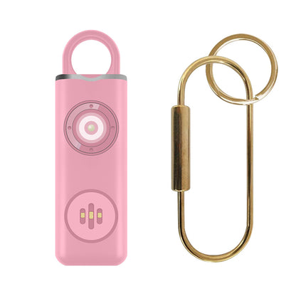 Personal Safety Alarm Keychain for Women – Loud Siren with SOS LED Light