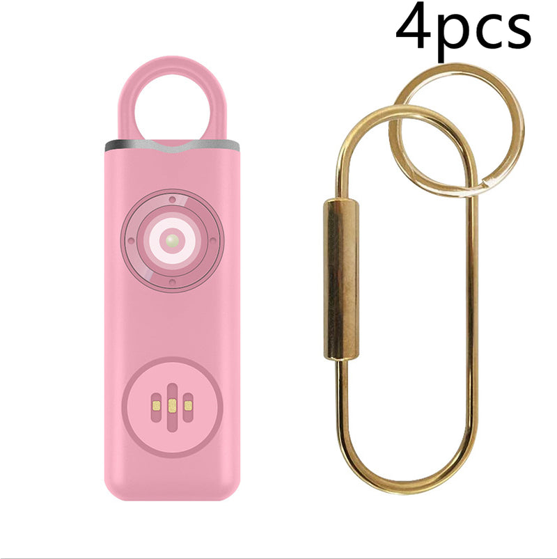Personal Safety Alarm Keychain for Women – Loud Siren with SOS LED Light