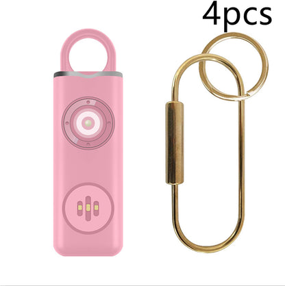 Personal Safety Alarm Keychain for Women – Loud Siren with SOS LED Light