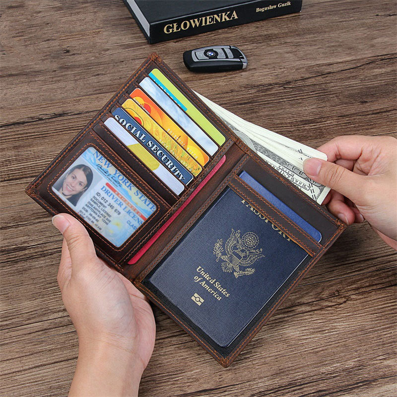 RFID Travel Wallet Card Holder – Slim Multifunction Organizer for Cards, Cash & ID