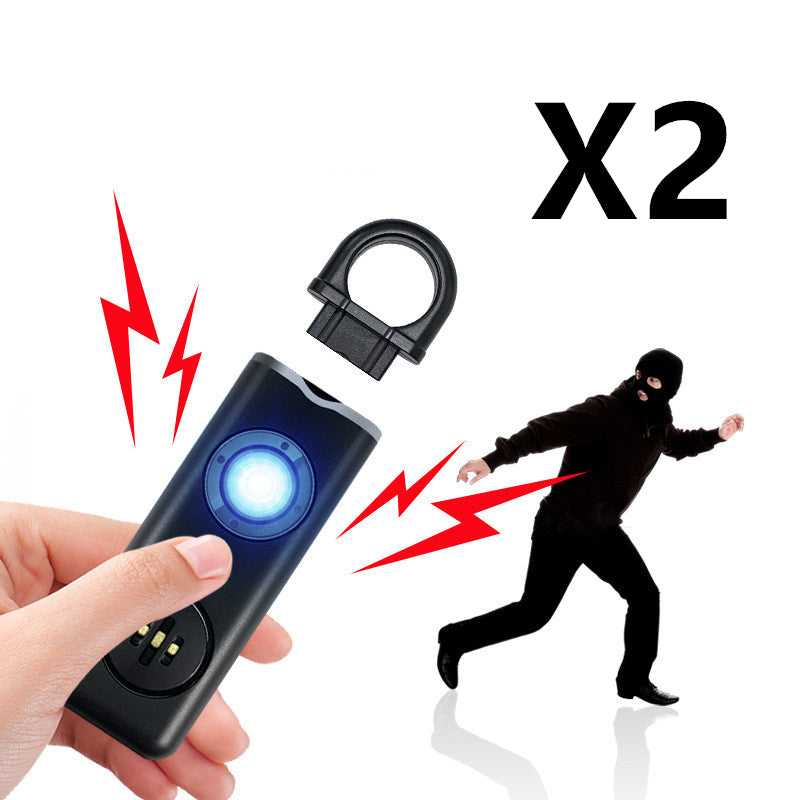 Personal Safety Alarm Keychain for Women – Loud Siren with SOS LED Light