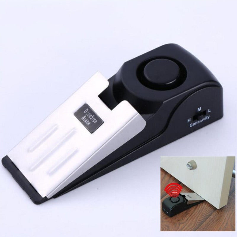 120dB Door Stop Alarm Wedge – Portable Home & Travel Security Door Stopper
