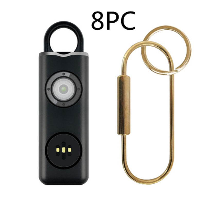 Personal Safety Alarm Keychain for Women – Loud Siren with SOS LED Light