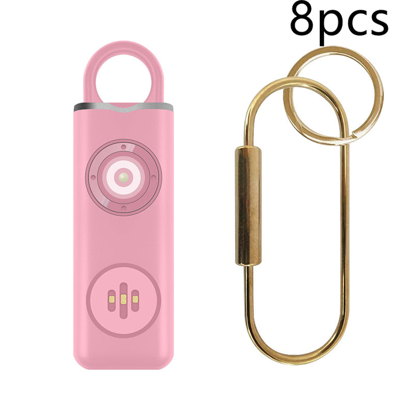 Personal Safety Alarm Keychain for Women – Loud Siren with SOS LED Light