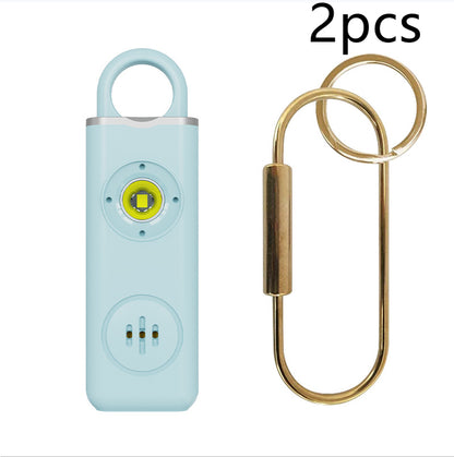 Personal Safety Alarm Keychain for Women – Loud Siren with SOS LED Light